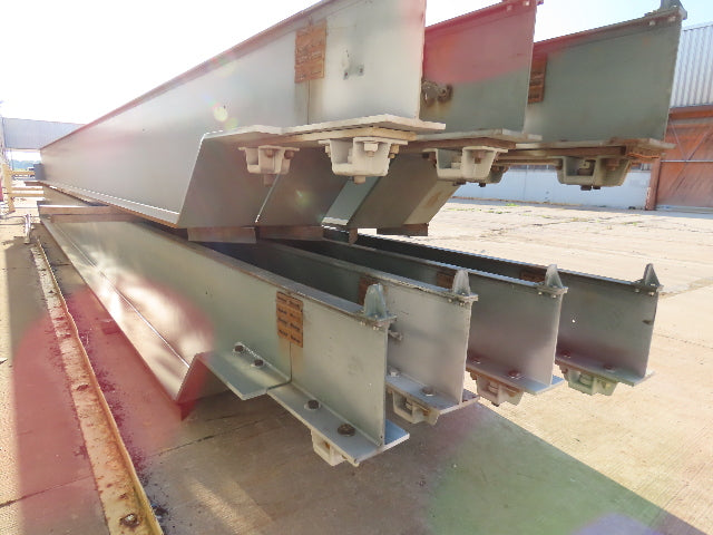 Gorbel Cleveland Tramrail Overhead Crane Runway Beam 36"H 18"W 3.25" Rail 52'L