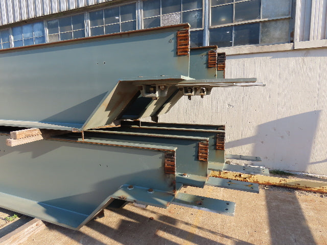 Gorbel Cleveland Tramrail Overhead Crane Runway Beam 36"H 18"W 3.25" Rail 52'L