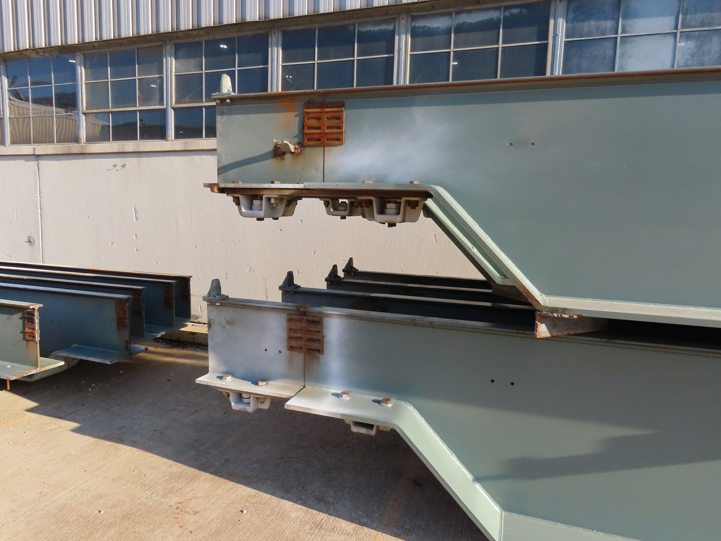 Gorbel Cleveland Tramrail Overhead Crane Runway Beam 36"H 18"W 3.25" Rail 52'L