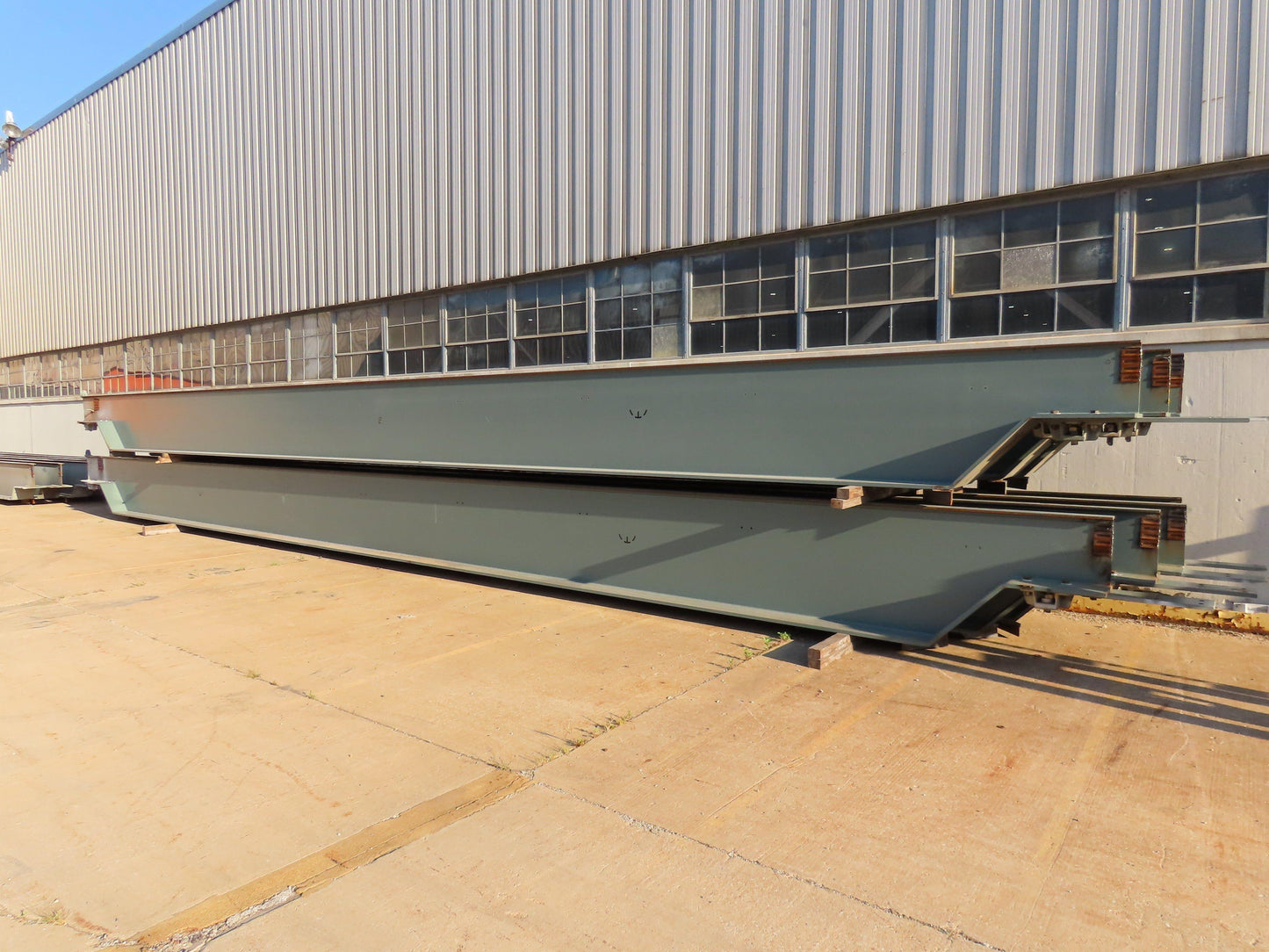 Gorbel Cleveland Tramrail Overhead Crane Runway Beam 36"H 18"W 3.25" Rail 52'L
