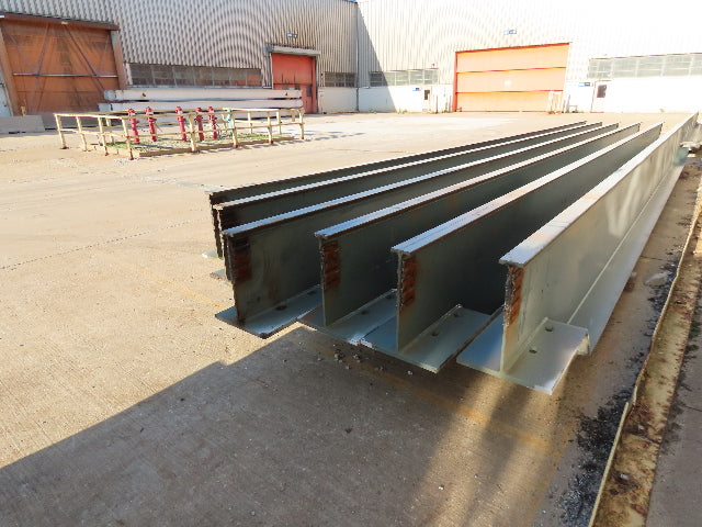 Gorbel Cleveland Tramrail Overhead Crane Runway Beam 28"H 18"W 3.25" Rail 31' 5"