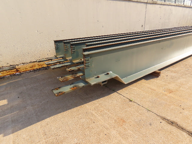 Gorbel Cleveland Tramrail Overhead Crane Runway Beam 28"H 18"W 3.25" Rail 31' 5"