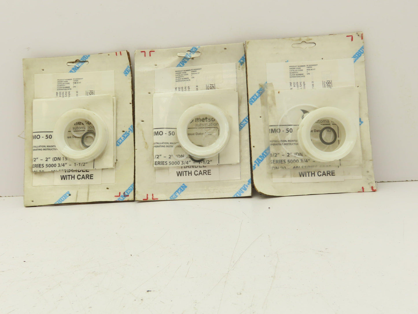 Neles Jamesbury RKN-46-XT Valve Repair Kit Xtreme PTFE Material Lot Of 3