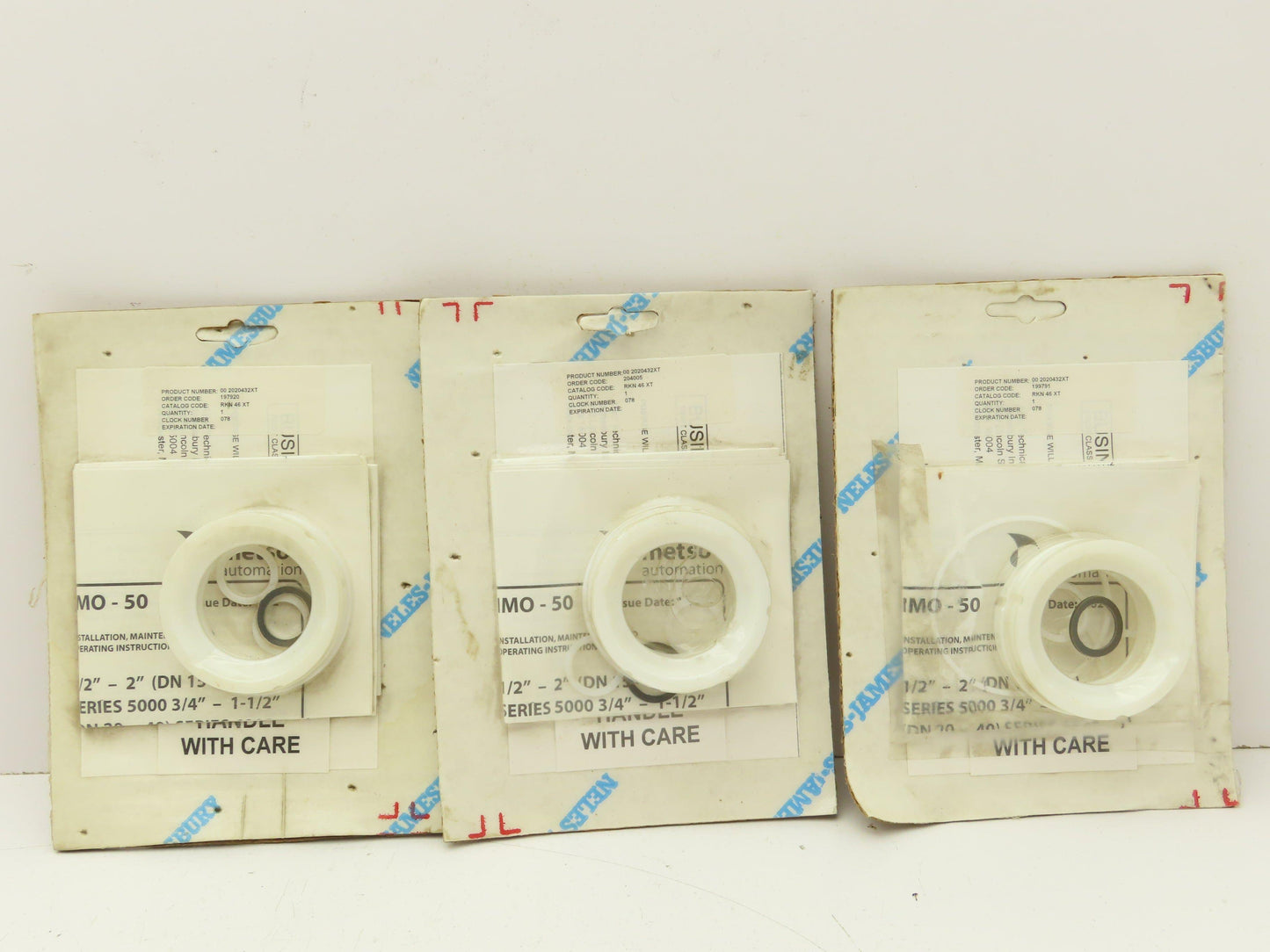 Neles Jamesbury RKN-46-XT Valve Repair Kit Xtreme PTFE Material Lot Of 3