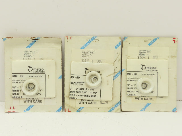 Neles Jamesbury RKN43XT Valve Repair Kit Xtreme PTFE Material Lot Of 3