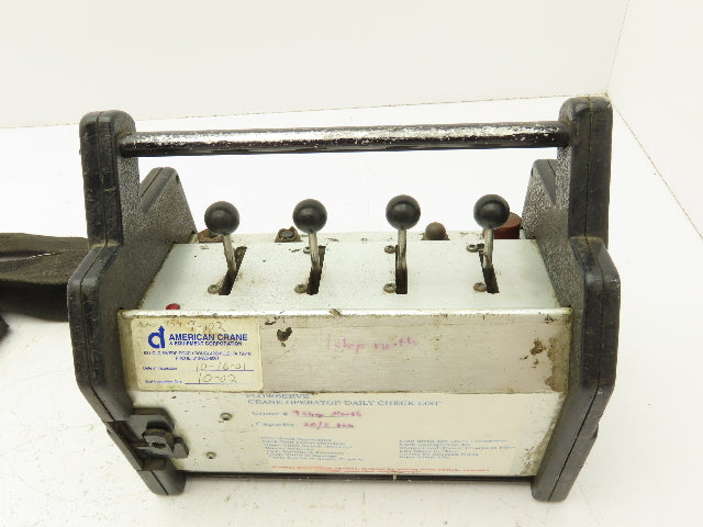 Telemotive LTX Crane Hoist Radio Remote Control 4 Lever 2 Button Model RS8020