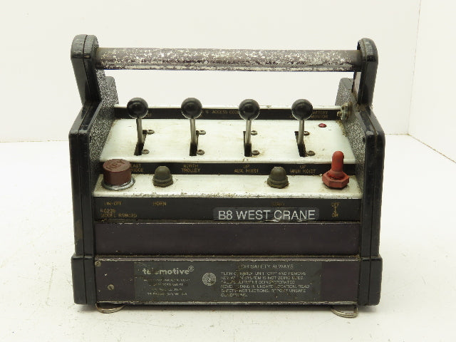 Telemotive LTX Crane Hoist Radio Remote Control 4 Lever 2 Button Model RS8020