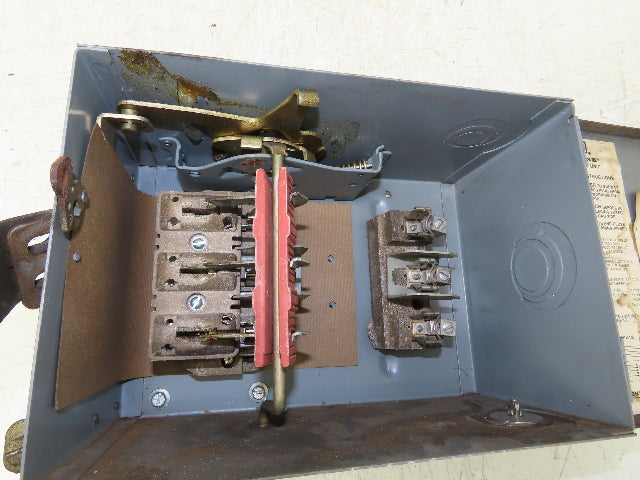 Square D PQ-3603 I-Line Busway Plug 30A 480V 15HP 3 Pole 3Ph Fusible