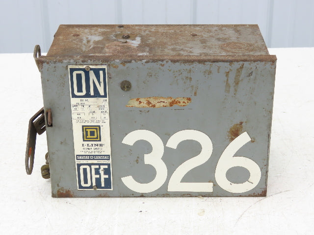 Square D PQ-3603 I-Line Busway Plug 30A 480V 15HP 3 Pole 3Ph Fusible