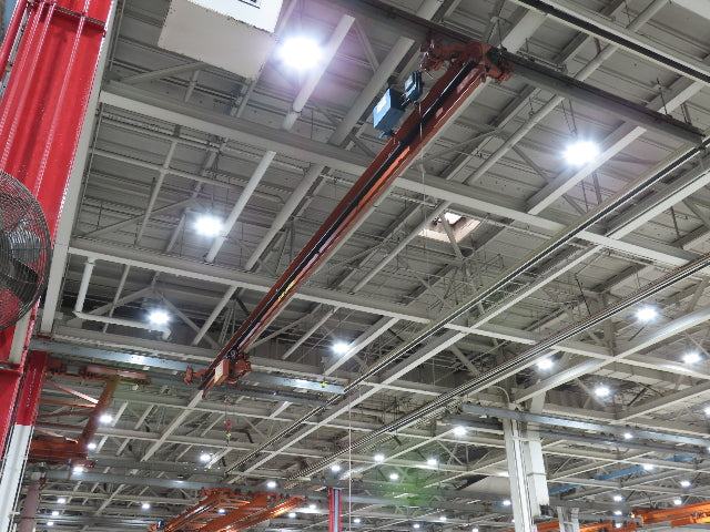 Cleveland Tramrail P&H 2 Ton Underhung Bridge Crane 42' 11" Span Magnetek Remote