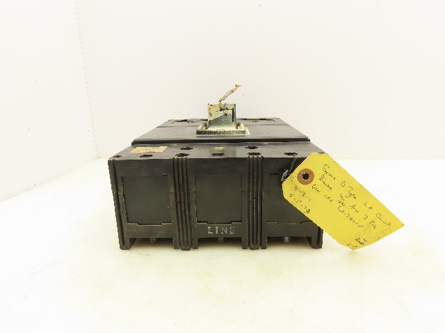 Square D LA-3400-F Circuit Breaker 3 Pole 400A 600V