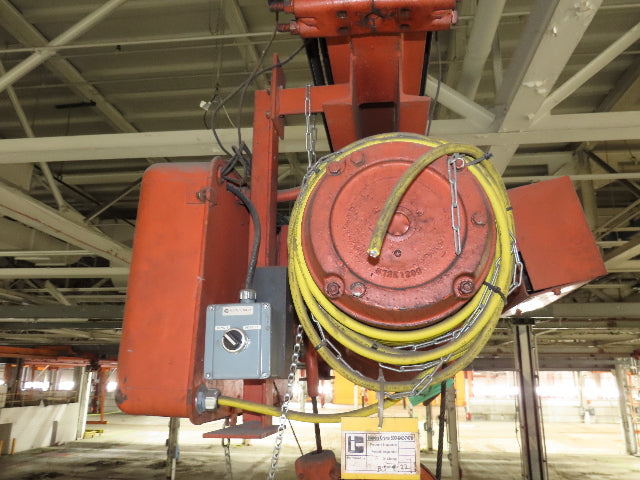 Cleveland Tramrail P&H 3 Ton Underhung Bridge Crane 39' 6" Span Magnetek Remote
