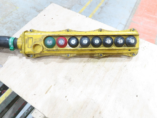 Cleveland Tramrail P&H 7.5 Ton Double Girder Underhung Bridge Crane 45' 10" Span