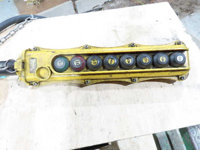 Cleveland Tramrail P&H 4 Ton Single Girder Underhung Bridge Crane 45' 10" Span