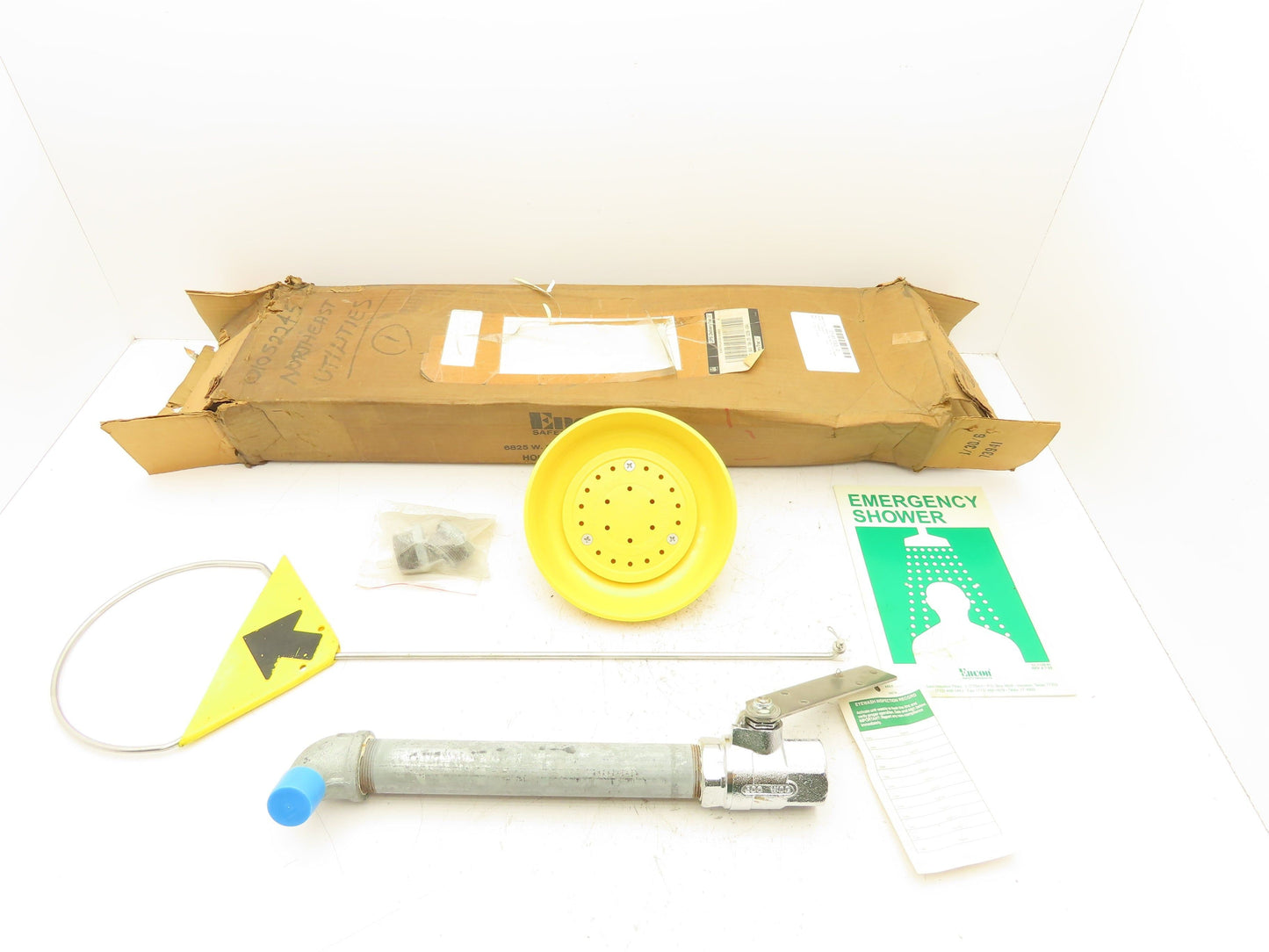 Encon 01-0522-45 Emergency Shower Station Stay Open Brass Valve 30 GPM