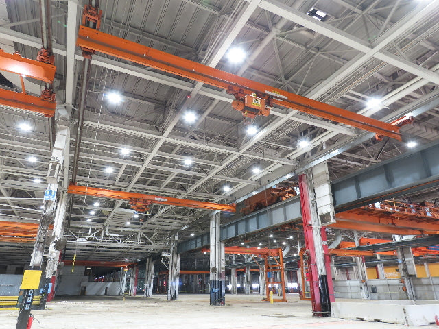 Cleveland Tramrail P&H 4 Ton Underhung Bridge Crane 45' 10" Span w/Remote