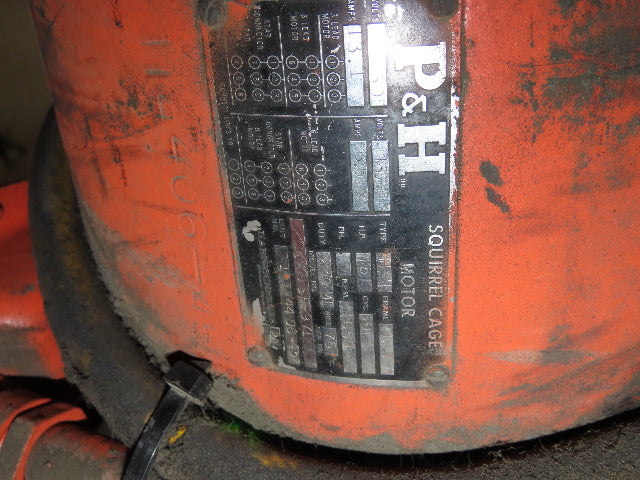 Cleveland Tramrail P&H 3 Ton Single Girder Underhung Bridge Crane 45' 10" Span