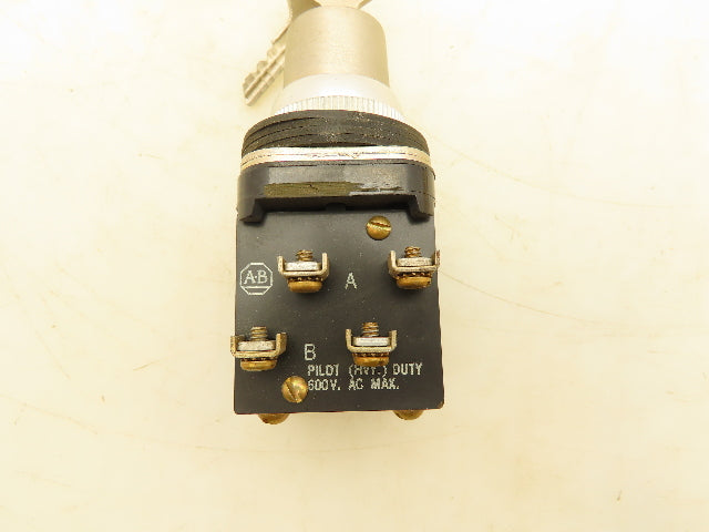 Allen Bradley 800T-J44B5 Keyed Selector Switch 3 Position Maintained 30mm