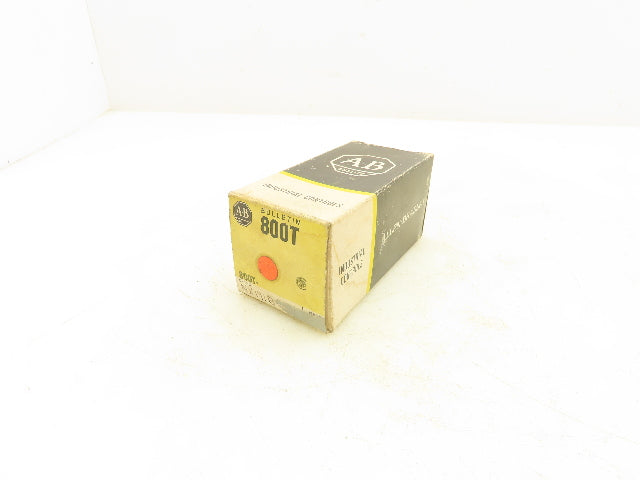 Allen Bradley 800T-NX191B Cylinder Lock Push Button 30 mm Ser A 1 NO 1 NC Keyed