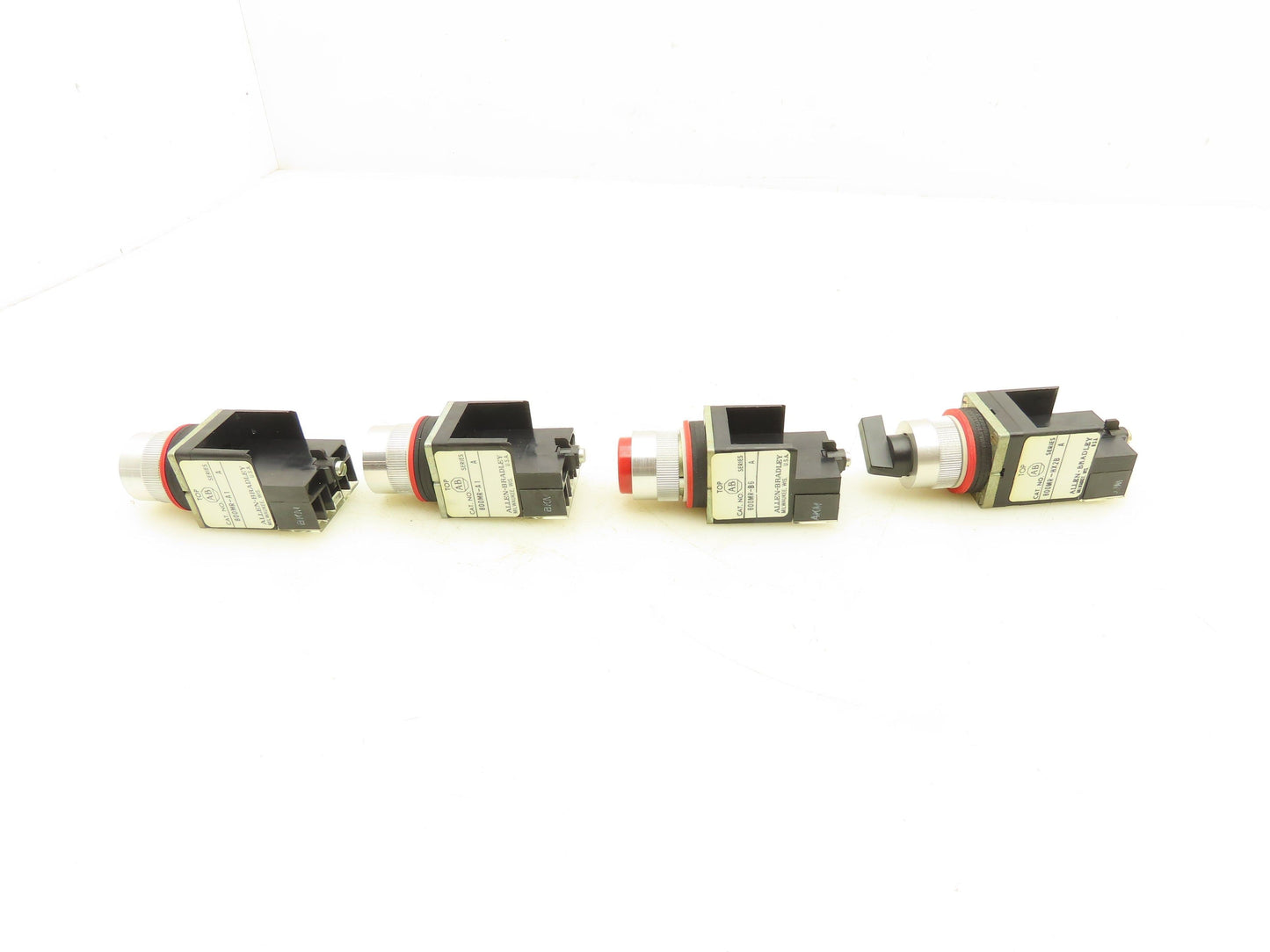 Allen Bradley 800MR Push Button Switch Selector Ser C Mixed Lot of 4