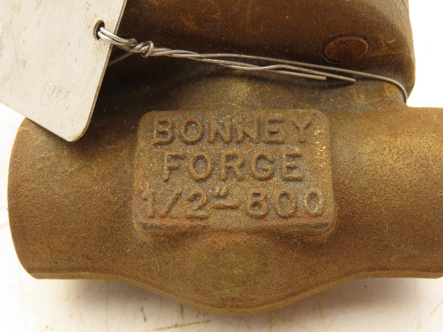 Bonney Forge 097744-0030 Steel Valve 1/2" A105N CR13 Seat INT.HF 1/2 Npt