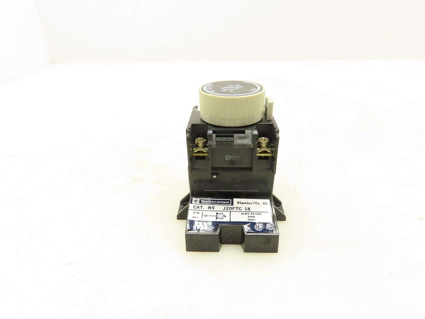 Telemecanique J20FTC18 Pneumatic Timing Control Relay 180 Sec Off Delay Lot of 4