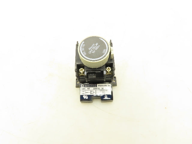 Telemecanique J20FTC18 Pneumatic Timing Control Relay 180 Sec Off Delay Lot of 4