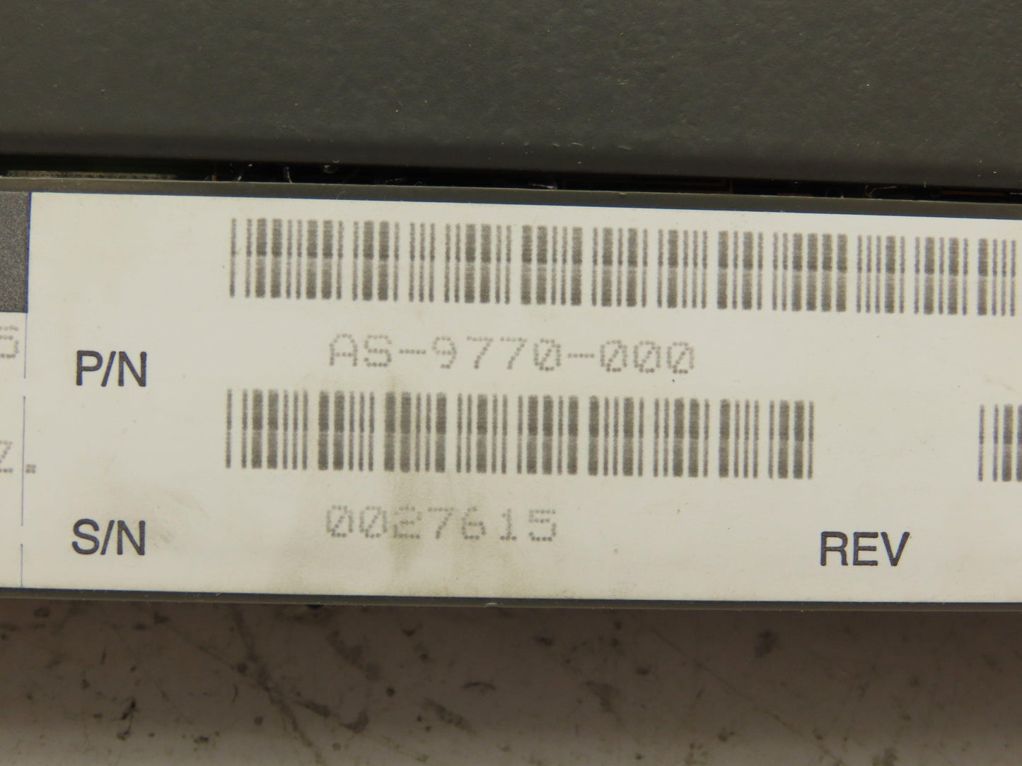 Modicon AEG AS-9770-000 PLC CPU Processor Module Memory Power Supply Keyed