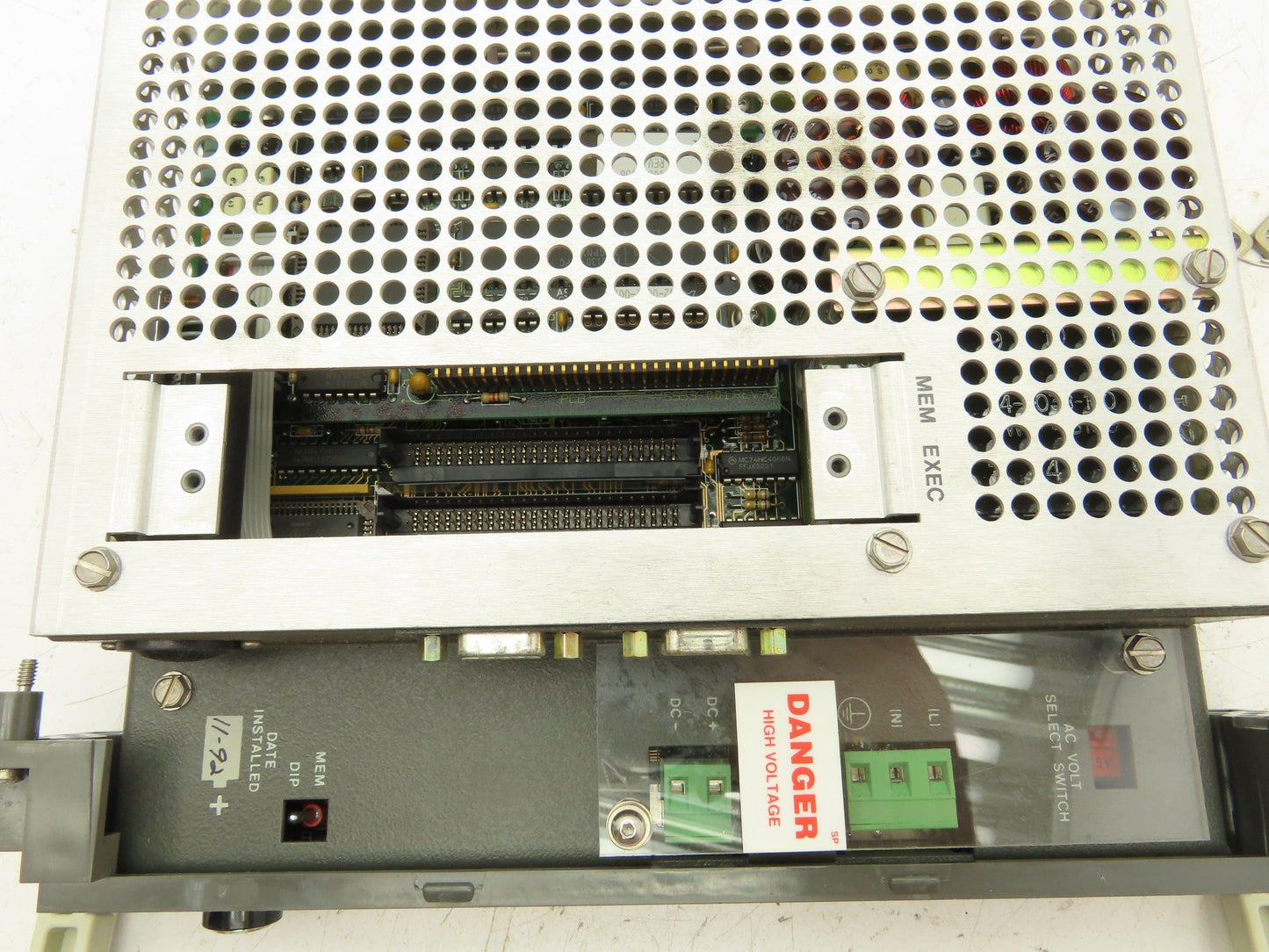 Modicon AEG AS-9770-000 PLC CPU Processor Module Memory Power Supply Keyed