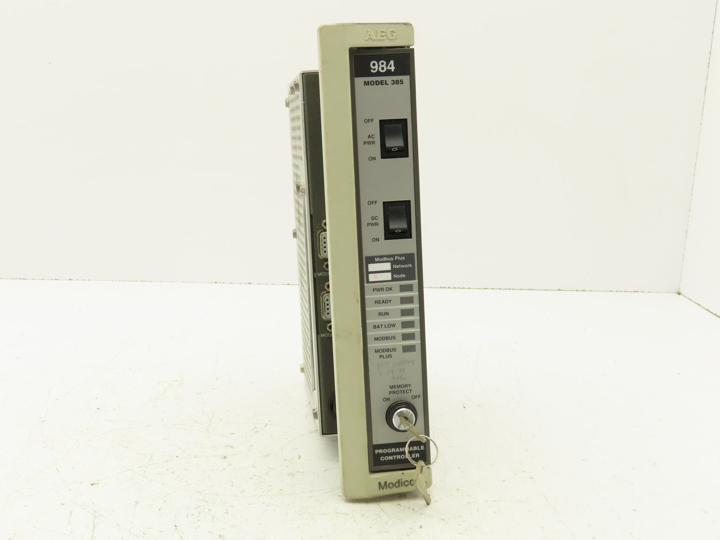 Modicon AEG AS-9770-000 PLC CPU Processor Module Memory Power Supply Keyed
