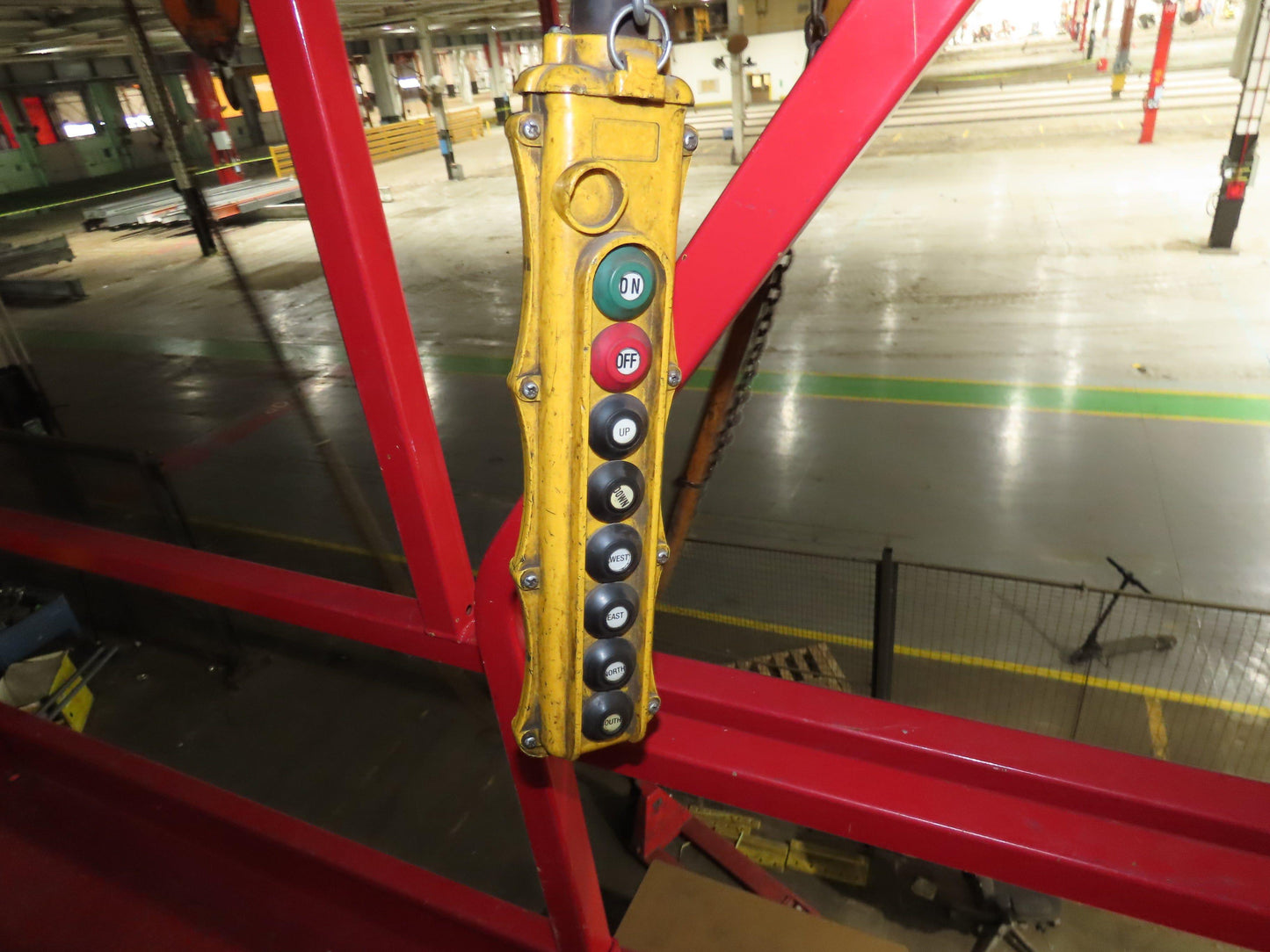 Cleveland Tramrail P&H 2 Ton Single Girder Underhung Bridge Crane 28' 4" Span