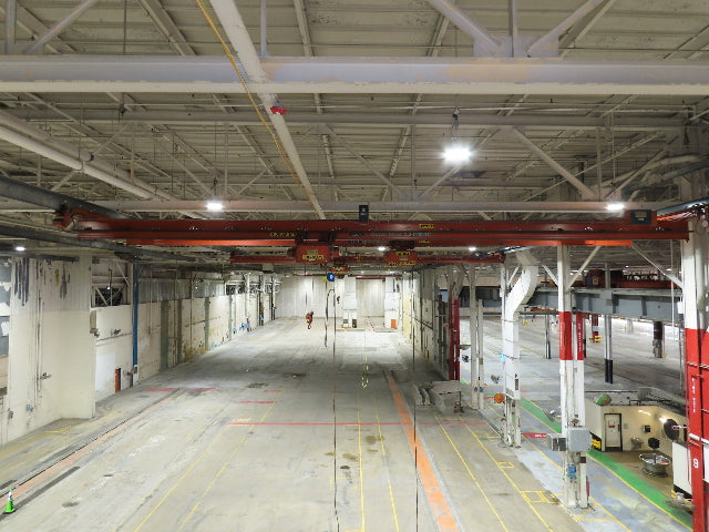 Cleveland Tramrail P&H 2 Ton Single Girder Underhung Bridge Crane 45' 10" Span