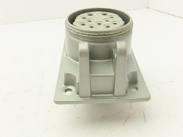 Russellstoll SKWR11G Pin and Sleeve Receptacle 11 Wire 20A 600V No Cover