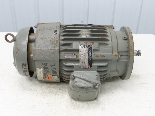 US Motors 6309-J/C3 Electrical Motor 7.5HP 3485 RPM 230V 3PH 213VP