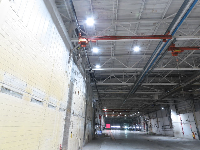 Cleveland Tramrail P&H 1 Ton Single Girder Underhung Bridge Crane 26' 9" Span