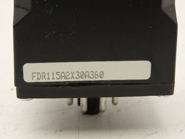 ICM FDR115A2X30A360 Timer Relay Time Delay 10 Amp 8 Pin Round Base
