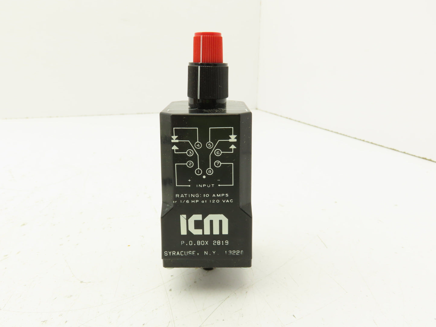 ICM FDR115A2X30A360 Timer Relay Time Delay 10 Amp 8 Pin Round Base