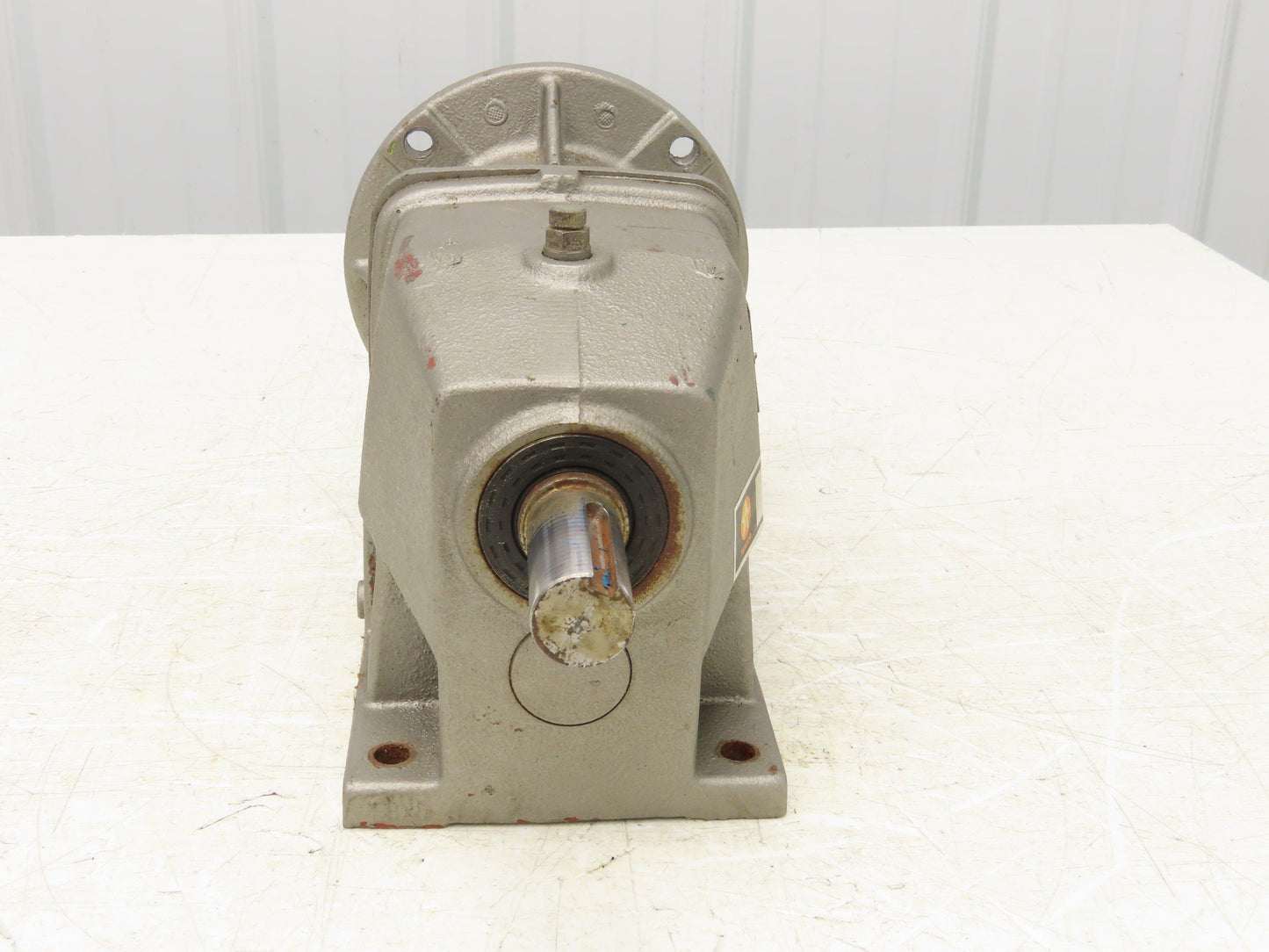 Nord Gear 12-140TC Cast Iron Gearbox 38:1 Reducer 46 RPM 145 IN.LBS. 1" Shaft