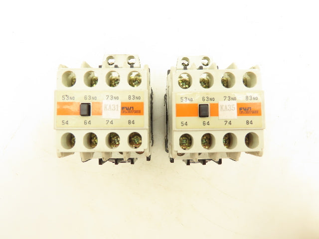 Fuji SC-0/G Magnetic Contactor 24VDC Coil 200-600V 5HP Lot Of 2