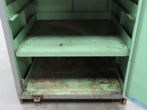 Stanley Vidmar Single Door Storage Cabinet 3 Shelf 30 x 29 x 59" Lista Toolbox