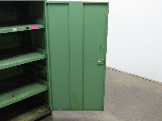 Stanley Vidmar Single Door Storage Cabinet 3 Shelf 30 x 29 x 59" Lista Toolbox