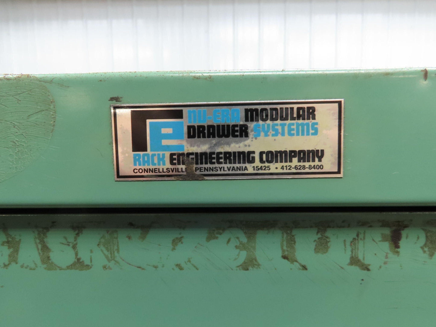 Nu-Era Modular Industrial Tool Storage Cabinet 4 Drawer 45x29x61" Stanley Vidmar