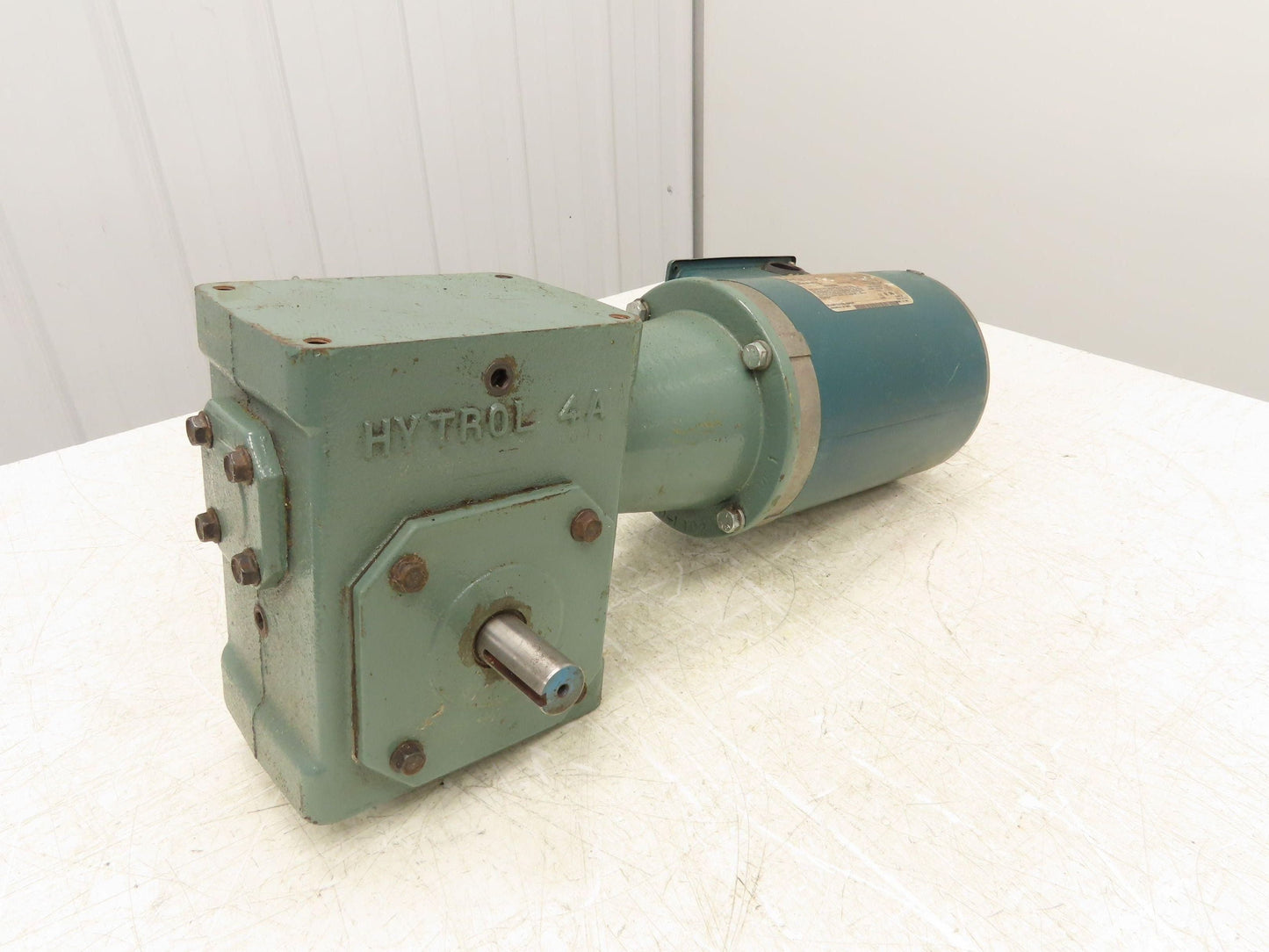 Hytrol 4A 20-1 RH Conveyor Gearbox 20:1 Reducer 56C Gearmotor 1Hp 230/460V 3PH