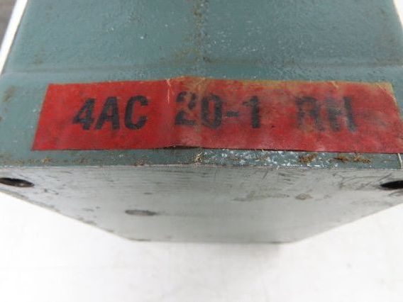 Hytrol 4A 20-1 RH Conveyor Gearbox 20:1 Reducer 56C Gearmotor 1Hp 230/460V 3PH