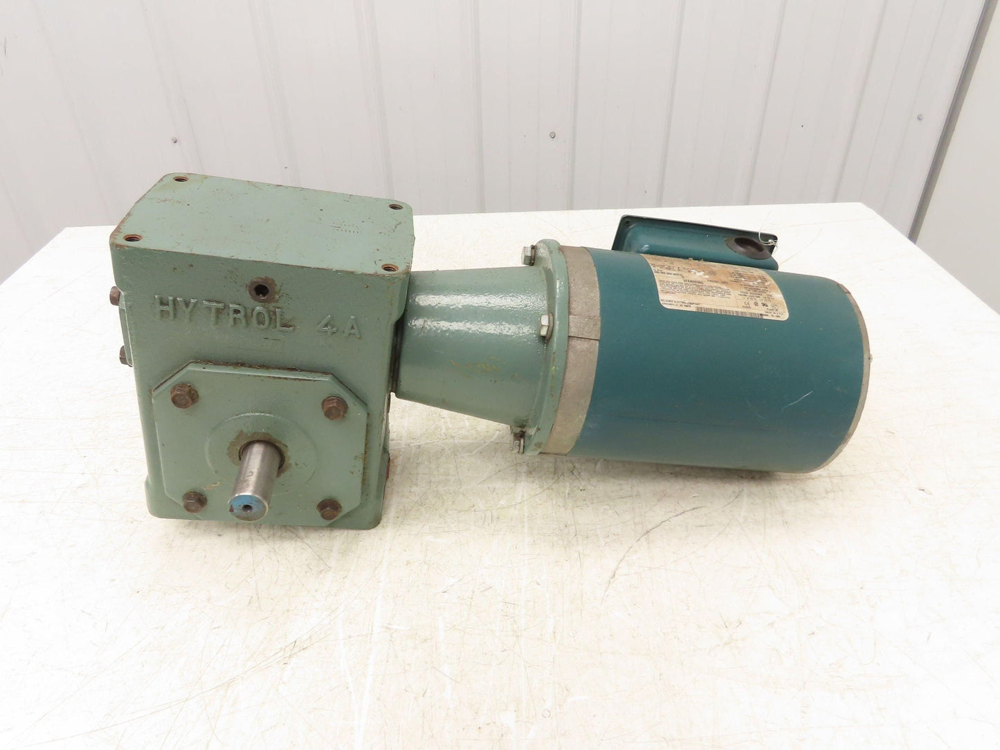 Hytrol 4A 20-1 RH Conveyor Gearbox 20:1 Reducer 56C Gearmotor 1Hp 230/460V 3PH
