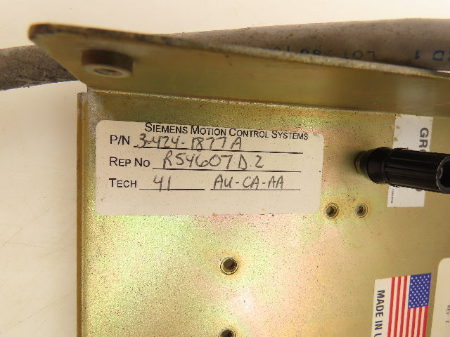 Cincinnati Milacron 3-424-1877A HMI Operator Control Display Panel 9" Screen