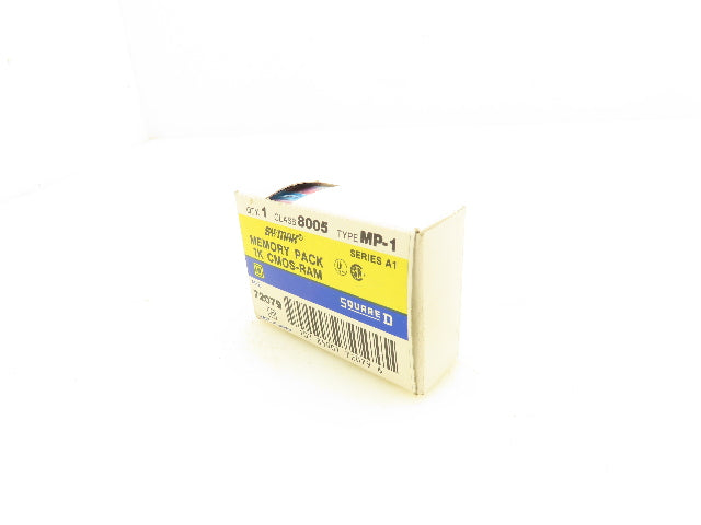 Square D 8005-MP-1 SY/MAX Memory Pack 1K CMOS-RAM Series A1 Class 8005 Type MP-1