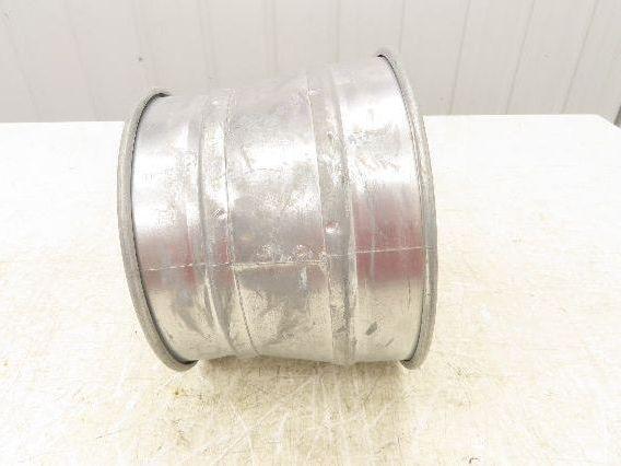 9"x 8" Galvanized Clamp Duct Reducer Dust Collector Ducting Pipe Fitting
