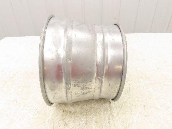 9"x 8" Galvanized Clamp Duct Reducer Dust Collector Ducting Pipe Fitting