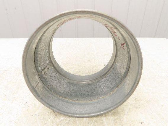 9"x 8" Galvanized Clamp Duct Reducer Dust Collector Ducting Pipe Fitting
